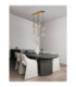 Voi Cluster Pendant Ceiling Light Smokey Brass Gold Triac Dimmable LED 47W 966lm 3000K-2