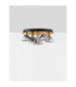 Voi Shade Cluster Ceiling Light Smokey Brass Gold Triac Dimmable LED 40W 1200lm 3000K-3
