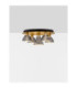 Voi Shade Cluster Ceiling Light Smokey Brass Gold Triac Dimmable LED 40W 1200lm 3000K-4