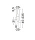 Norma Cluster Pendant Ceiling Light Amber Glossy Gold Triac Dimmable LED 21W 1470lm 3000K-6