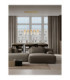 Norma Bar Pendant Ceiling Light Amber Glossy Gold Triac Dimmable LED 35W 2450lm 3000K-2