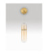Norma Wall Lamp Amber Glossy Gold Triac Dimmable LED 7W 490lm 3000K-3
