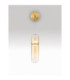 Norma Wall Lamp Amber Glossy Gold Triac Dimmable LED 7W 490lm 3000K-4
