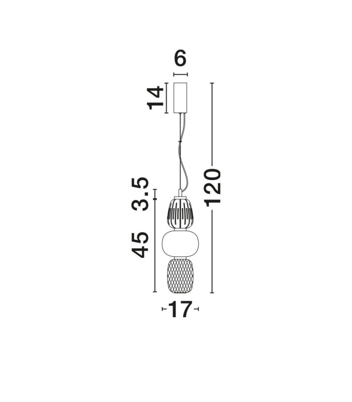 Movil Slim Pendant Ceiling Light Clear Opal Platinum Gold Triac Dimmable LED 28W 1820lm 3000K-7