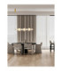 Movil Bar Pendant Ceiling Light Clear Opal Platinum Gold Triac Dimmable LED 42W 2730lm 3000K-2