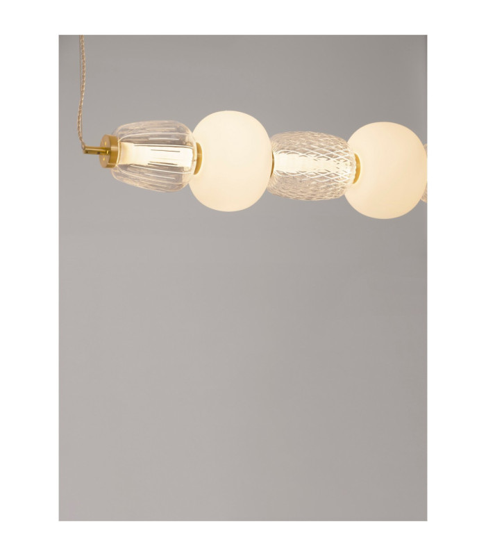 Movil Bar Pendant Ceiling Light Clear Opal Platinum Gold Triac Dimmable LED 42W 2730lm 3000K-5
