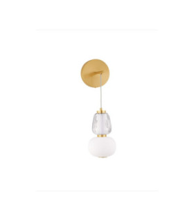 Movil Globe Wall Lights Clear Opal Platinum Gold Triac Dimmable LED 18W 1170lm 3000K-1