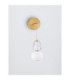 Movil Globe Wall Lights Clear Opal Platinum Gold Triac Dimmable LED 18W 1170lm 3000K-3