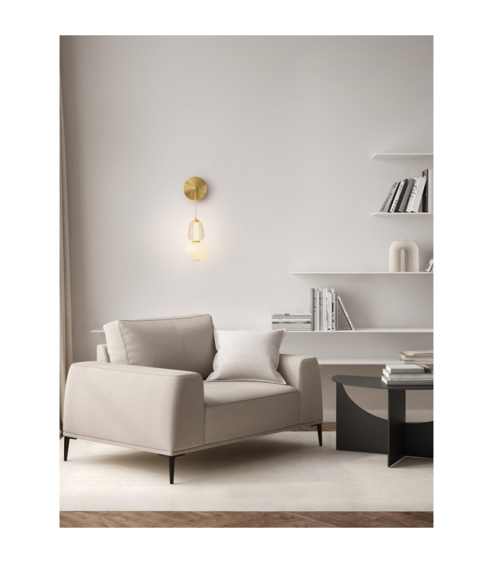 Movil Globe Wall Lights Clear Opal Platinum Gold Triac Dimmable LED 18W 1170lm 3000K-8