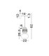 Movil Globe Wall Lights Clear Opal Platinum Gold Triac Dimmable LED 18W 1170lm 3000K-9