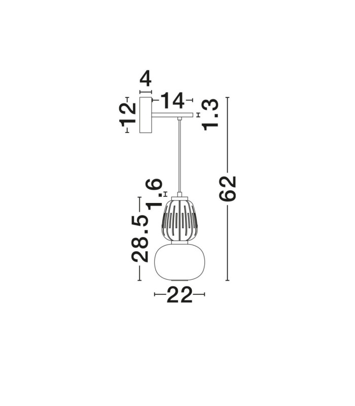 Movil Globe Wall Lights Clear Opal Platinum Gold Triac Dimmable LED 18W 1170lm 3000K-9