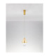 Egna Slim Pendant Ceiling Light Opal Cognac Gold LED 20W 1200lm 3000K-3