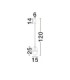 Egna Slim Pendant Ceiling Light Opal Cognac Gold LED 20W 1200lm 3000K-7