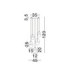 Egna Cluster Pendant Ceiling Light Opal Cognac Gold Black LED 59W 3540lm 3000K-8