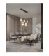 Egna Bar Pendant Ceiling Light Opal Cognac Gold Black LED 58W 3480lm 3000K-2