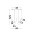 Egna Bar Pendant Ceiling Light Opal Cognac Gold Black LED 58W 3480lm 3000K-8