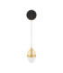 Egna Globe Wall Lights Opal Cognac Gold Black LED 13W 780lm 3000K-1