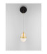 Egna Globe Wall Lights Opal Cognac Gold Black LED 13W 780lm 3000K-4
