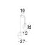 Egna Globe Wall Lights Opal Cognac Gold Black LED 24W 1680lm 3000K-7