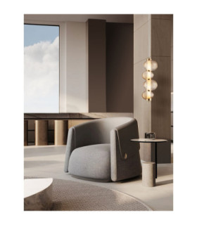 Leda Integrated LED Pendant Ceiling Light Amber Glossy Light Gold Triac Dimmable LED 15W 900lm 3000K-2