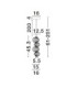 Leda Integrated LED Pendant Ceiling Light Smokey Grey Chrome Triac Dimmable LED 15W 750lm 3000K-6