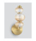 Leda Globe Wall Lights Amber Glossy Light Gold Triac Dimmable LED 18W 1080lm 3000K-6