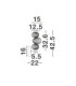 Leda Globe Wall Lights Amber Glossy Light Gold Triac Dimmable LED 18W 1080lm 3000K-8