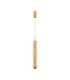 Bento Tall Slim Pendant Ceiling Light Cognac Brass Gold LED 7W 284lm 3000K-1