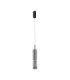 Bento Small Slim Pendant Ceiling Light  Smokey Grey Matt Black LED 7W 284lm 3000K-1