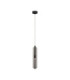 Gustave Slim Pendant Ceiling Light  Smokey Grey Matt Black LED G9 1x5W-1