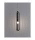 Gustave Slim Pendant Ceiling Light  Smokey Grey Matt Black LED G9 1x5W-6