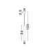 Gustave Slim Pendant Ceiling Light  Smokey Grey Matt Black LED G9 1x5W-7