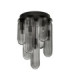 Gustave Shade Cluster Ceiling Light  Smokey Grey Matt Black LED G9 7x5W-1