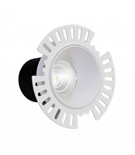 LED Recessed Downlight, White Trimless, 25 deg. Beam Angle, 780lm, 4000K, IP20, DRIVER NOT INC. - 2