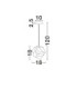 Odelle Pendant Ceiling Light Amber Brass Gold E14 1x5W-10