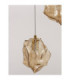 Odelle Cluster Pendant Ceiling Light Amber Brass Gold E14 3x5W-5