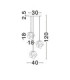 Odelle Cluster Pendant Ceiling Light Amber Brass Gold E14 3x5W-8