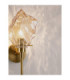 Odelle Wall Lamp Amber Brass Gold E14W 1x5W-6