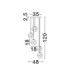 Odelle Cluster Pendant Ceiling Light Amber Brass Gold E14 5x5W-9