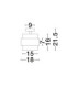 Sianna Cylindrical Ceiling Light Smokey Sandy Black Brass Gold E27 1x12W-6