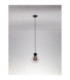 Blacu Dome Pendant Ceiling Light Smokey Grey Black E27 1x12W-3