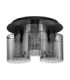 Mirbi Shade Cluster Ceiling Light Smokey Sandy Black E27 3x12W-1
