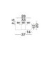 Mirbi Shade Cluster Ceiling Light Smokey Sandy Black E27 3x12W-5