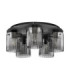 Mirbi Shade Cluster Ceiling Light Smokey Sandy Black E27 5x12W-1