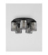 Mirbi Shade Cluster Ceiling Light Smokey Sandy Black E27 5x12W-3