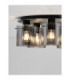 Mirbi Shade Cluster Ceiling Light Smokey Sandy Black E27 5x12W-5