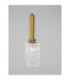 Certa Slim Pendant Ceiling Light Clear Structured Gold E27 1x12W-5