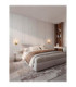 Certa Wall Lamp Clear Structured Gold E27 1x12W-2