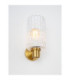 Certa Wall Lamp Clear Structured Gold E27 1x12W-5