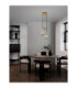 Maho Cluster Pendant Ceiling Light Smokey Brass Gold E27 3x12W-2